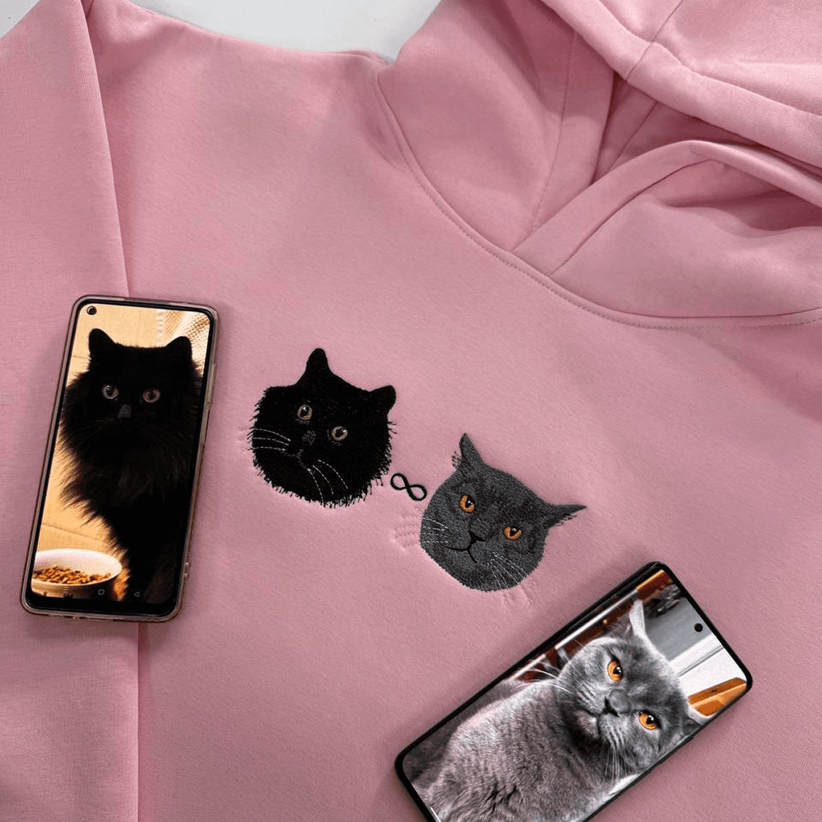 худи с котиками по фото