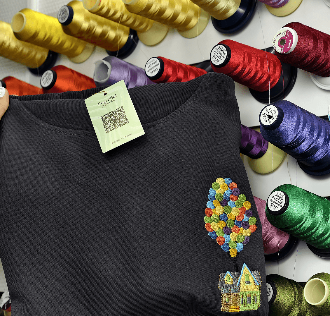 Худи с вышивкой на заказ