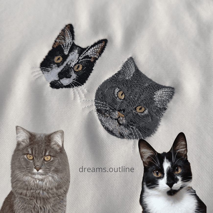 футболка с вышивкой по фото